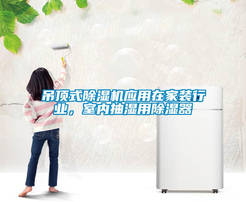 吊頂式除濕機應用在家裝行業(yè)，室內抽濕用除濕器