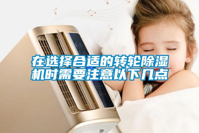 在選擇合適的轉(zhuǎn)輪除濕機(jī)時需要注意以下幾點(diǎn)
