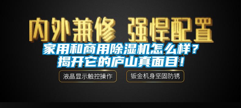 家用和商用除濕機怎么樣？揭開它的廬山真面目！