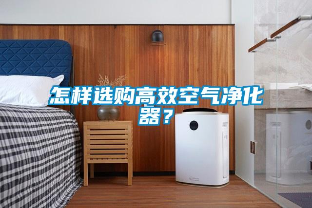 怎樣選購(gòu)高效空氣凈化器？