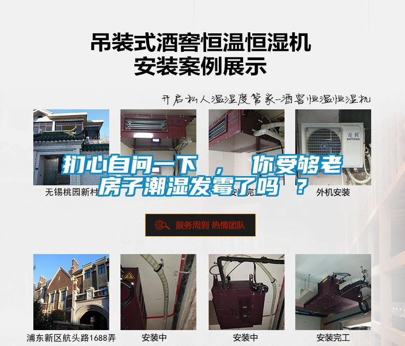 捫心自問一下 ， 你受夠老房子潮濕發(fā)霉了嗎 ？
