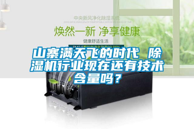 山寨滿天飛的時代 除濕機行業現在還有技術含量嗎？
