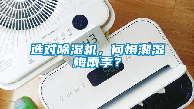 選對除濕機，何懼潮濕梅雨季？