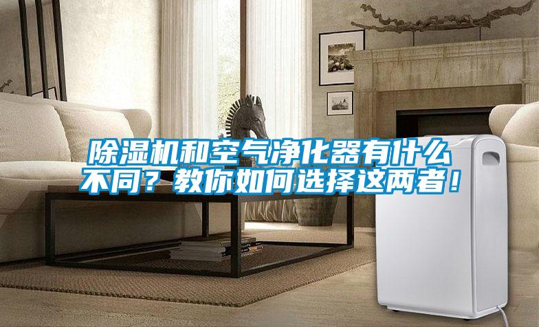 除濕機和空氣凈化器有什么不同？教你如何選擇這兩者！