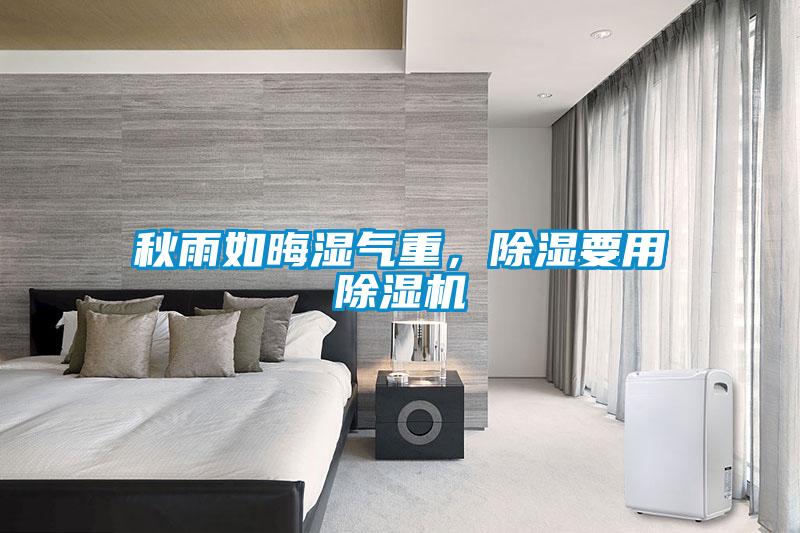 秋雨如晦濕氣重，除濕要用除濕機(jī)