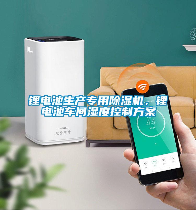 鋰電池生產(chǎn)專用除濕機(jī)，鋰電池車(chē)間濕度控制方案