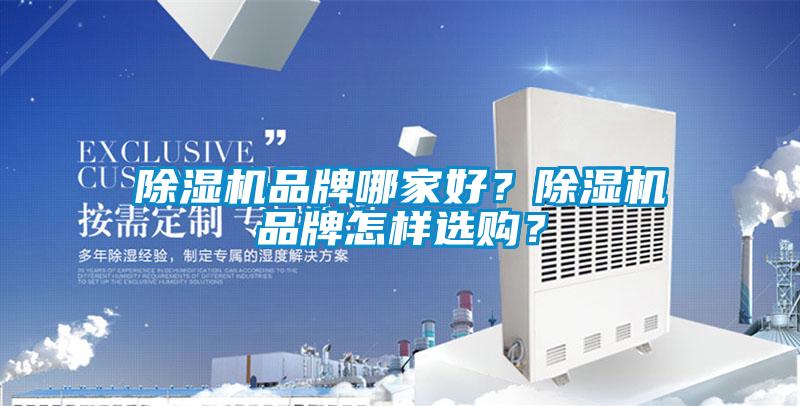 除濕機品牌哪家好？除濕機品牌怎樣選購？