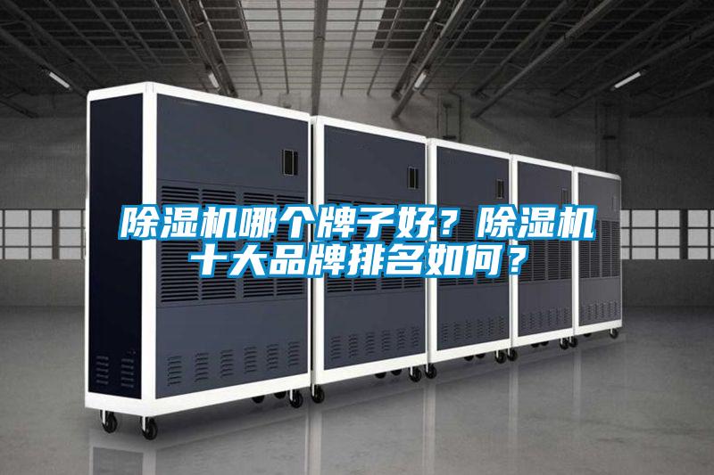 除濕機哪個牌子好？除濕機十大品牌排名如何？