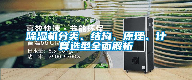 除濕機分類、結構、原理、計算選型全面解析