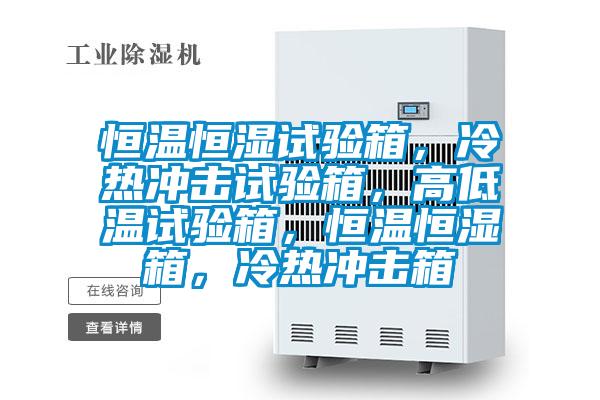 恒溫恒濕試驗箱，冷熱沖擊試驗箱，高低溫試驗箱，恒溫恒濕箱，冷熱沖擊箱
