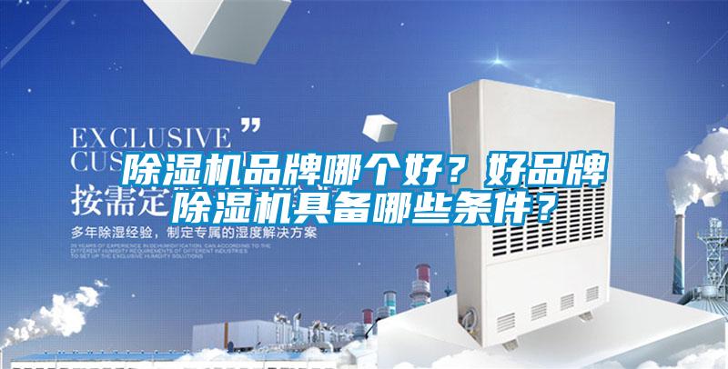 除濕機(jī)品牌哪個(gè)好？好品牌除濕機(jī)具備哪些條件？