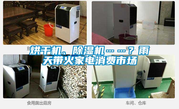 烘干機、除濕機……？雨天帶火家電消費市場