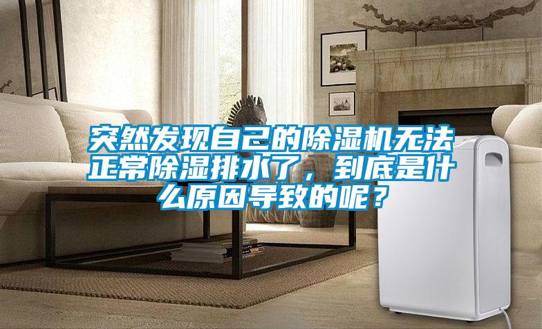 突然發(fā)現自己的除濕機無法正常除濕排水了，到底是什么原因導致的呢？