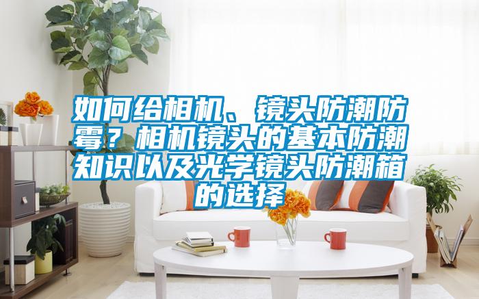 如何給相機、鏡頭防潮防霉？相機鏡頭的基本防潮知識以及光學鏡頭防潮箱的選擇