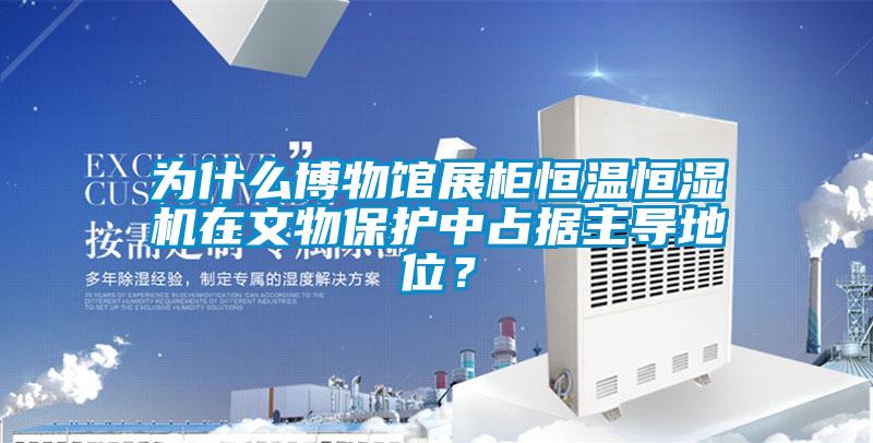 為什么博物館展柜恒溫恒濕機在文物保護中占據主導地位？