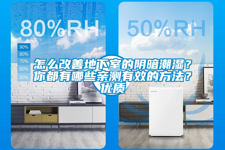 怎么改善地下室的陰暗潮濕？你都有哪些親測有效的方法？優質