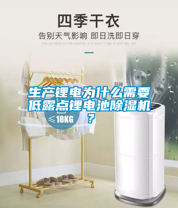生產鋰電為什么需要低露點鋰電池除濕機？