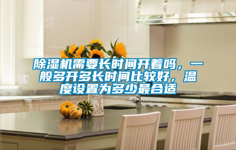 除濕機需要長時間開著嗎，一般多開多長時間比較好，溫度設置為多少最合適