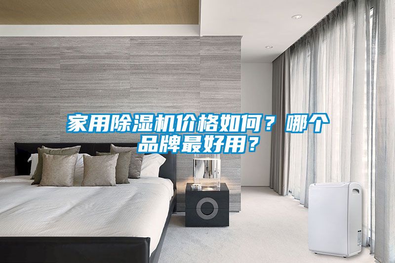 家用除濕機價格如何？哪個品牌最好用？