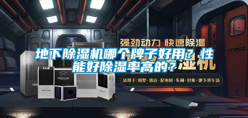 地下除濕機哪個牌子好用？性能好除濕率高的？