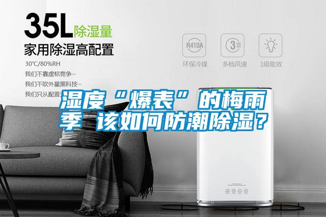 濕度“爆表”的梅雨季 該如何防潮除濕？