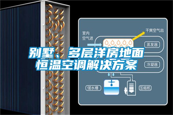 別墅、多層洋房地面恒溫空調解決方案